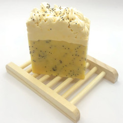 Lemon Poppy Seed Natural Exfoliating Essential Oil Soap