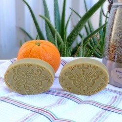 Lavender+Orange Natural Shampoo Bar or Soap