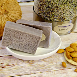 Lavender Vegan Soap with Design