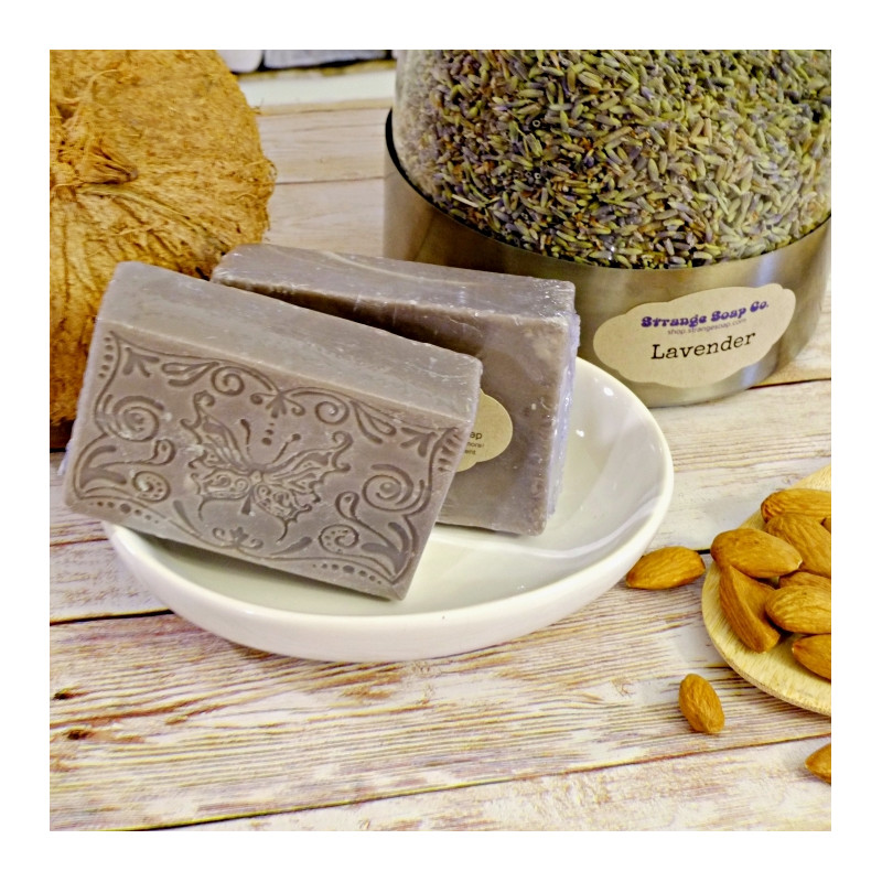 Lavender Vegan Soap with Design